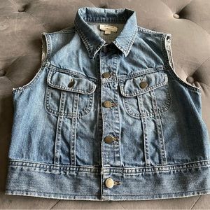 Aritzia Wilfred Denim Vest Size Small